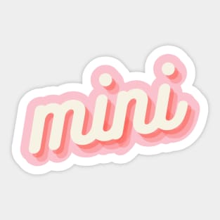 Mini Sticker